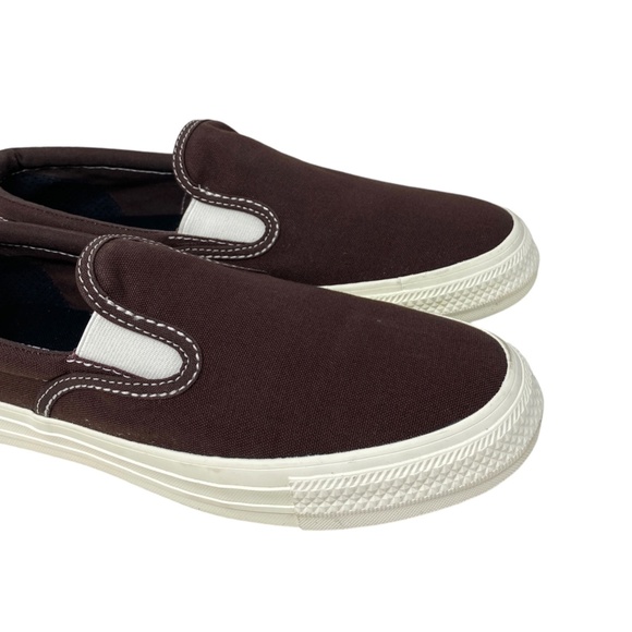 Converse Classic Slip On Low Top Canvas Brown Women's Sneakers Custom 171852C-BR - Picture 3 of 10